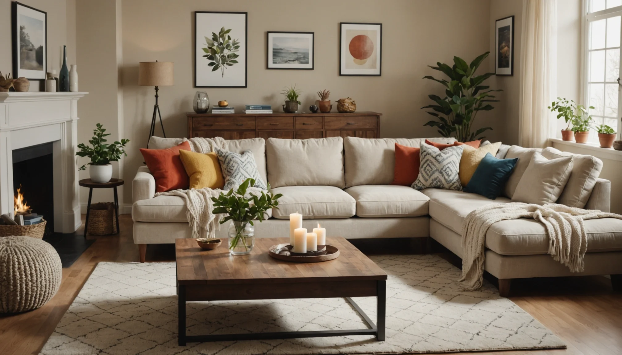 Idées de décoration intérieure pour un salon chaleureux et accueillant